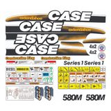 Calcomanías Case 580m Serie 1  Con Extensión Originales