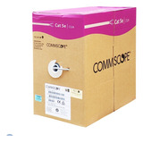 Cable Utp Cat 5e Commscope Amp Rollo 305 Metros Color Azul