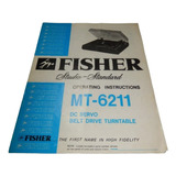 Manual De Instrucciones De Bandeja Fisher Mt6211 Solo Manual
