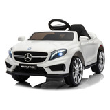 Carrinho Elétrico Infantil Mini Mercedes Luxo 12v Branco