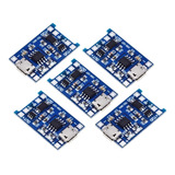 10 Pzas De Tp4056 Cargador De Baterias Litio Lipo 5v 1a 