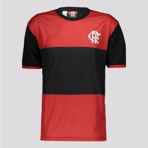 Camiseta Flamengo Whip Infantil Vermelha/preta