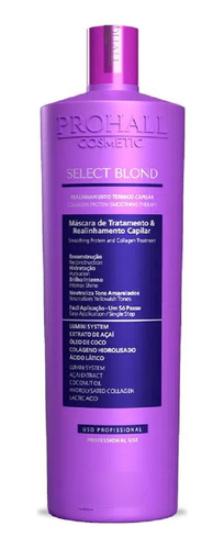 Select Blond Prohall 1 Litro Realinhamento Capilar