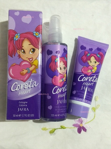 Jafra Set Coreta Heart+ Loción Desen+ Crema Envío Gratis