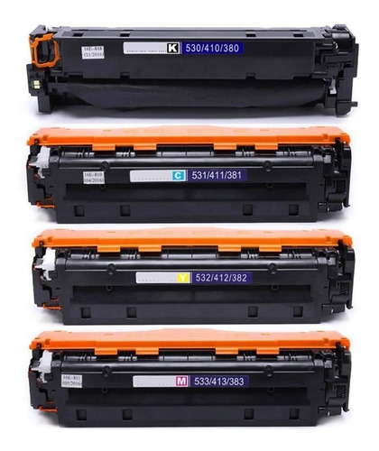 Kit Toner P/ Impressora Cp2025 Cp2025dn Cm2320 Mfp Cm2320nf