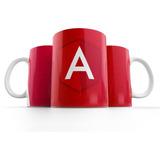 Taza Programador Angular Framework Red