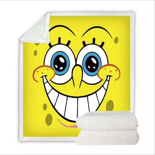 Cobija Bob Esponja Cama Sencilla 