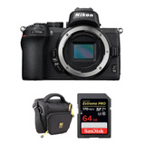 Nikon Z 50 Mirrorless Digital Camara Body Con Accessories Ki