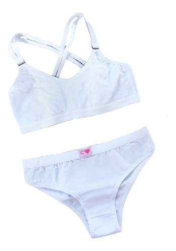 Conjunto Nena Corpiño Deportivo Top Culotte Coramina 189