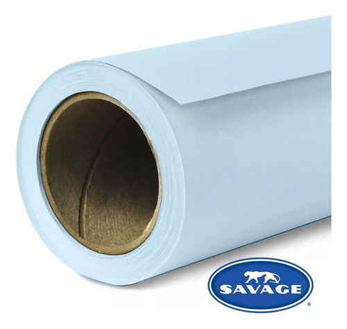 Savage 41-12 Ciclorama Fondo De Papel Blue Mist 2.72 X 11m