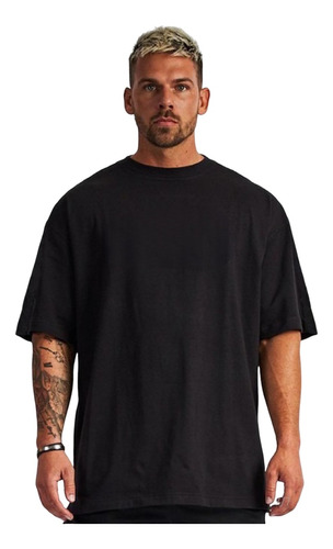 Camiseta Oversized Barra Reta Crossfit Academia