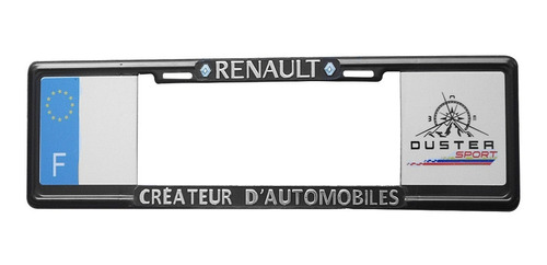 Portaplacas Europeo Renault Duster Sport Createur D Automobi