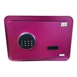 Caja Fuerte Digital Con Teclado Morado 35x25x28 Cm D10