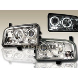 2006-2008 Dodge Charger Led Dual Halo Ccfl Chrome Projec Zzh