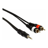 Warwick Rcl20903d4 Cable Plug Estéreo 3,5mm A 2 Rca 1,8metro