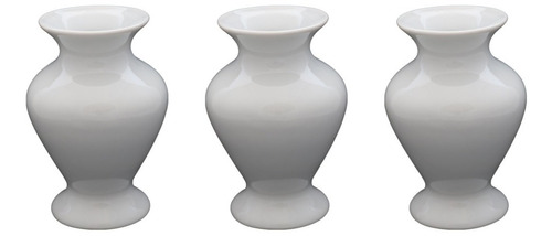 3 Vaso Mini Decorativos Porcelana Decoração Para Sala Mesa