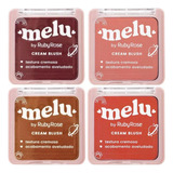 Cream Blush Melu By Ruby Rose Acabamento Aveludado 4 Cores Tom Da Maquiagem 04-strawberry