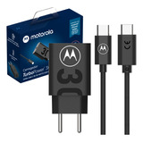 Motorola - Carregador Turbo Power 30w P/ Moto G32 G52 G82