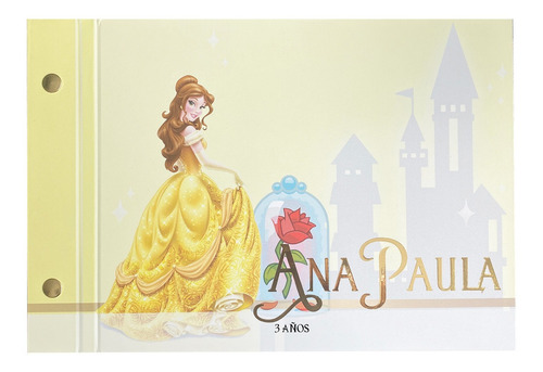 Album Para Fotos Y/o Firmas - Mod. Princesa Bella Disney