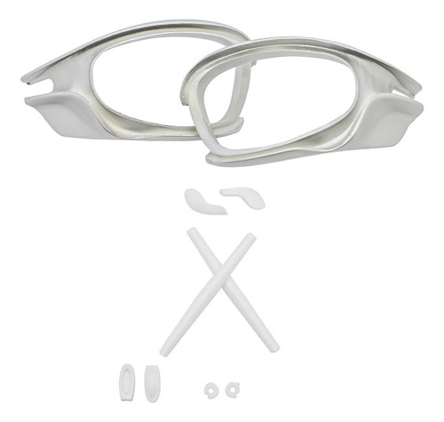 Kit De Side Blinders E Borrachas Para Óculos Oakley Juliet