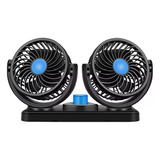 Ventilador Portátil Doble Cabezal Para Coche/camión