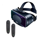 Óculos Realidade Virtual Vrg Telas Grandes + 2 Controles 