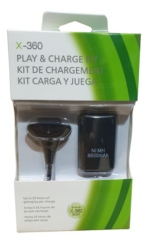 Kit Carga Y Juega Xbox 360 Tecnoesim