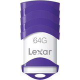 Memoria Jumpdrive Lexar 64gb Usb 2.0 V30 Purple