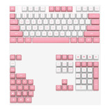 S 129 Teclas Pbt Keycaps Jsa Para Teclados Mecánicos Gatito