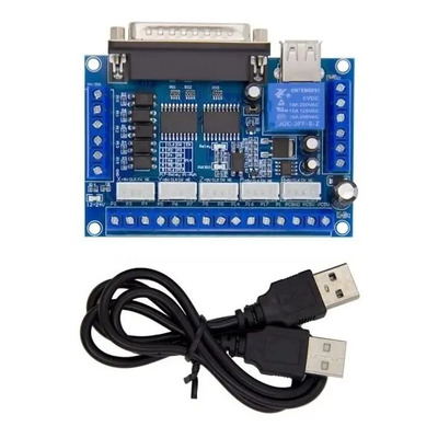 Interfaz Cnc Mach3 5 Ejes Motor A Pasos Nema 23 34 Wrxi | MercadoLibre