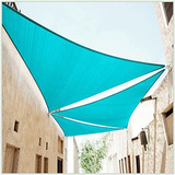 Colourtree 20 'x 20' X 20 'triangulo Turquesa Parasol Toldo