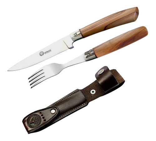 Set Cubiertos Boker Arbolito Fc5730hg Acero Inox Olivo Asado