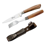 Set Cubiertos Boker Arbolito Fc5730hg Acero Inox Olivo Asado