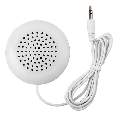 Altavoz Acolchado Blanco De 3,5 Mm Para iPhone iPod Cd Radi