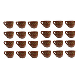 Tasa De Barro Capulineada Cafe Chocolate Atole 400ml 30pzs