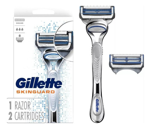 Gillette Skinguard Rastillo + 2 Cartuchos