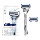 Gillette Skinguard Rastillo + 2 Cartuchos