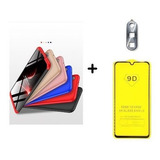 Estuche + Vidrio 9d + Protector Aluminio Cámara Xiaomi Mi A3