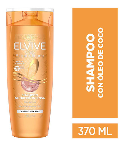 Shampoo Elvive Oleo Coco Extraordinario X 370 Ml