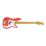 Baixo Sx Precision Bass Spb57+ 4c C/ Bag Bb400 Fiesta Red