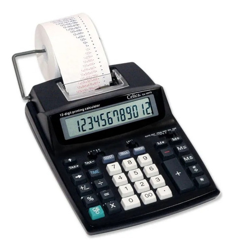 Calculadora Celica Con Impresora Ca 103 Ts Sumadora 12 Dig