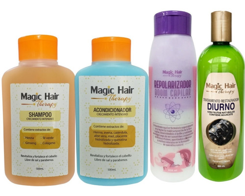 Kit Magic Hair Boom Diurno Shampoo Y Acondicionador