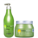 Loreal Force Relax  Kit Sh Nutri-control 500ml + 500 Mascara