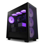 Gabinete Gamer Nzxt H7 Flow Rgb Preto Com Fan Cm-h71fw-r1