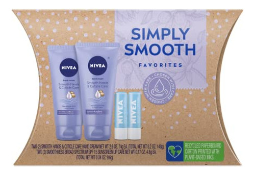 Bálsamo Para Labios Nivea Set De Regalo Nivea Simply Smooth,