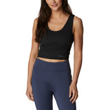 Top Columbia Boundless Trek Tank Negro Mujer