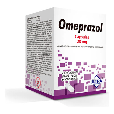 Omeprazol Cápsulas 20 Mg, 14 Cápsulas | Meses sin interés