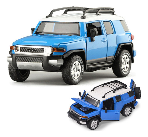 Toyota Fj Cruiser Miniatura Metal Coche Con Lucesy Sonido )