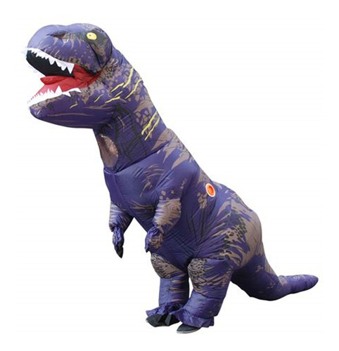 Traje Disfraz Inflable Forma Dinosaurio T-rex Para Adulto