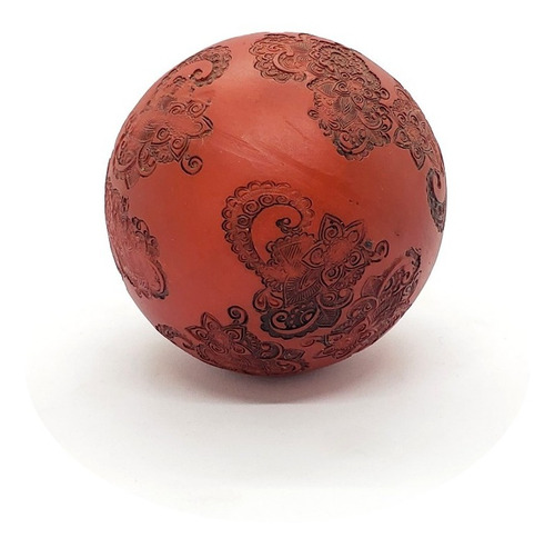 Esfera Decorativa De Resina Roja 7,5cm